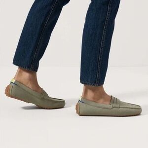 Rothy's The Driver Loafer Slip-On Martini Olive Size W6.5 m